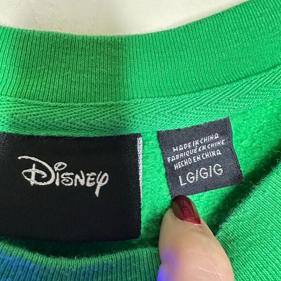 Ugly Christmas Sweater Disney Mickey Mouse LIGHTS UP Tinsel Party Winner Medium - Picture 2 of 4